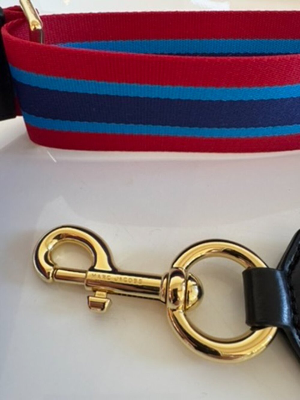 MARC JACOBS Sport Stripe Webbing Bag Strap - Picture 5 of 9